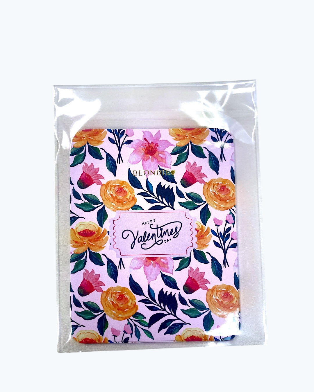 Floral Valentine Exchange Cards