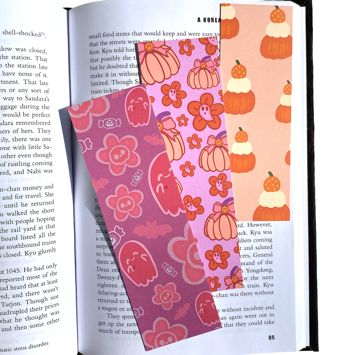Fall(ish) Traditional Bookmarks