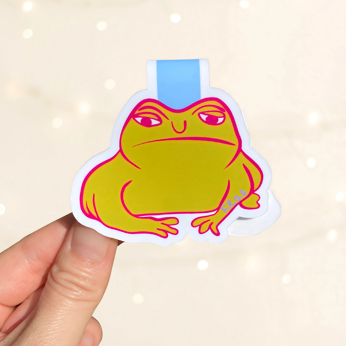 Feelin’ Froggy Magnetic Bookmark