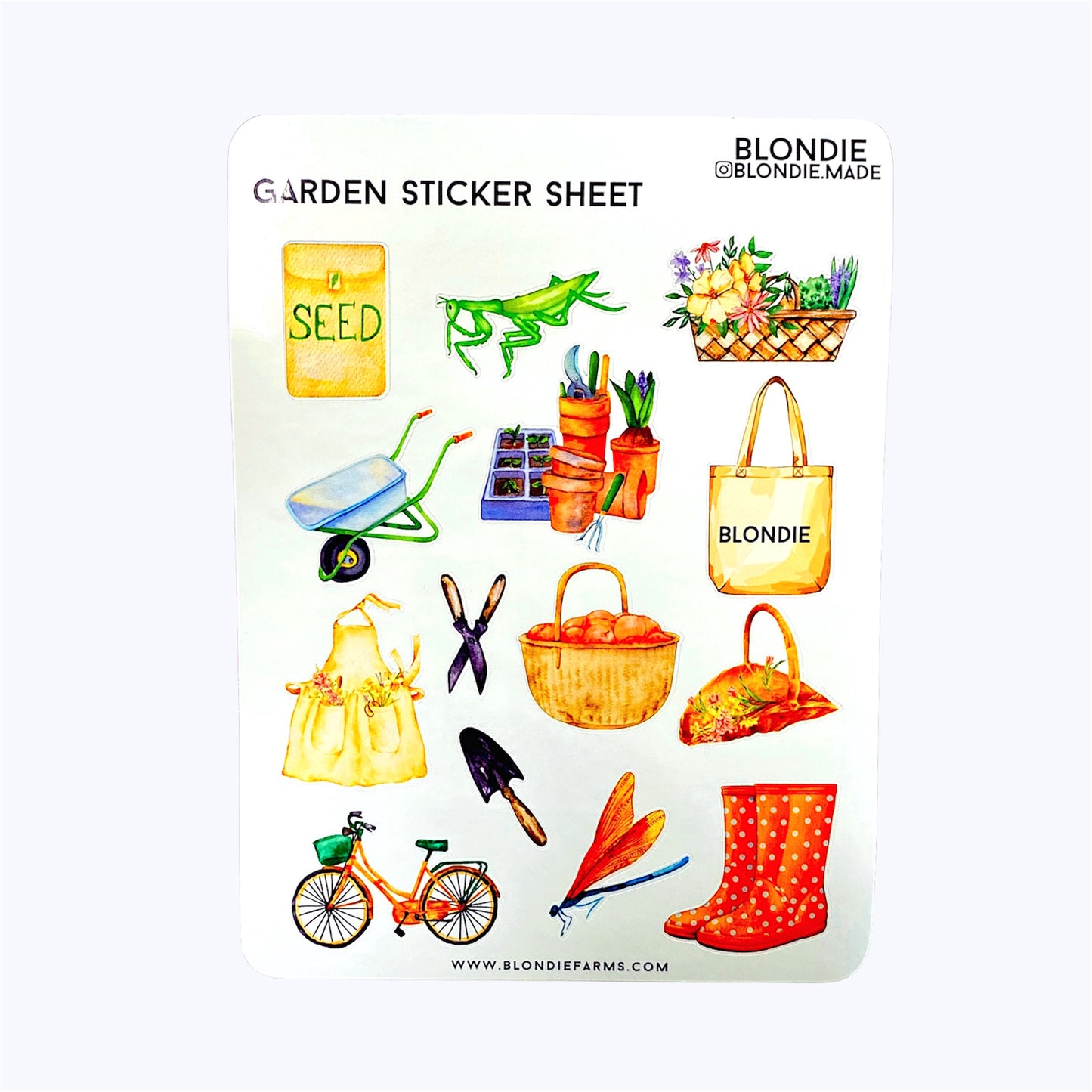 Garden Sticker Sheet