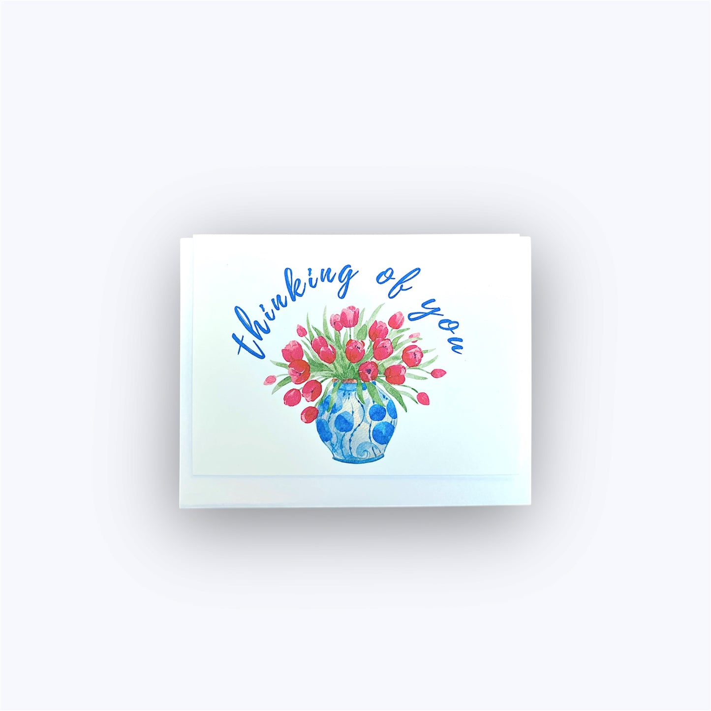 Thinking of You Blue & White Vase