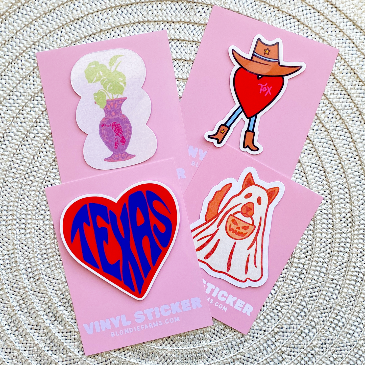 Heart of Texas Vinyl Sticker