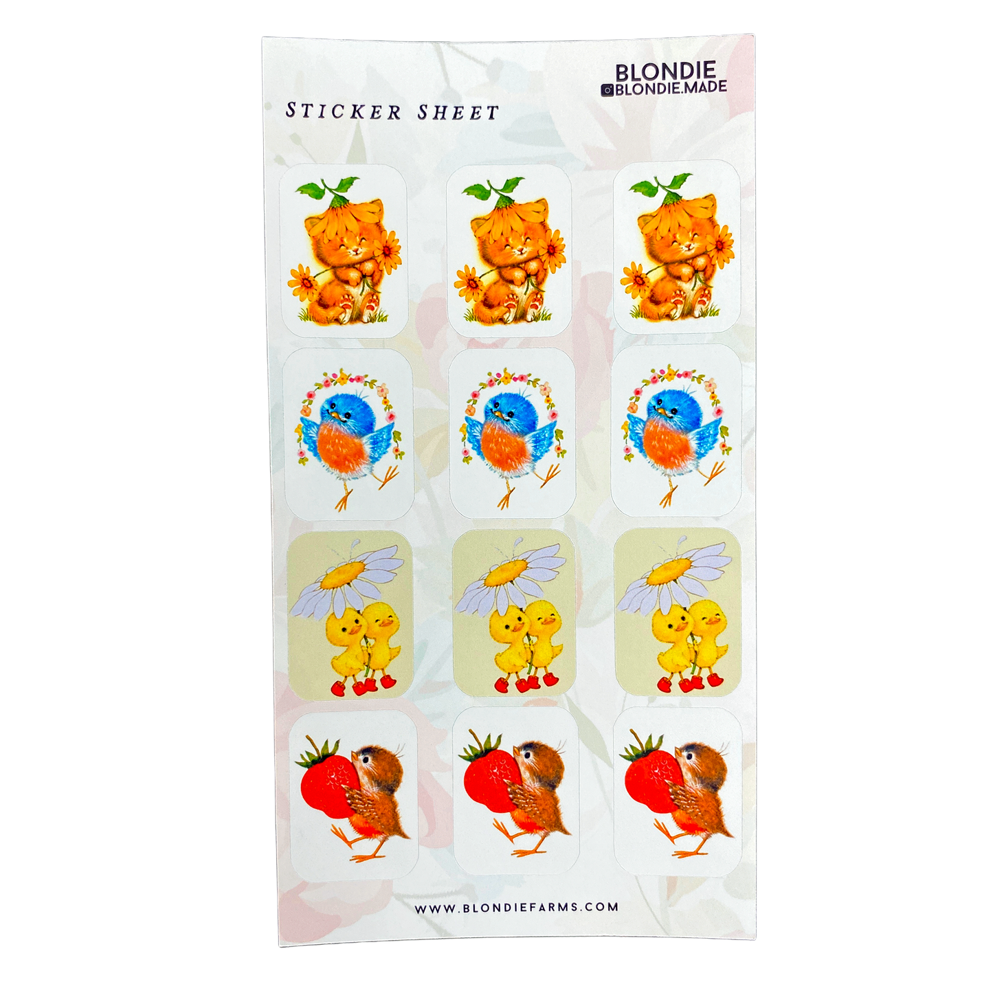 Just Cute Sticker Sheet