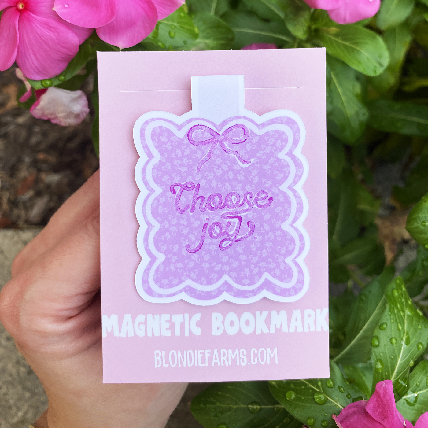 Choose Joy Blondie Magnetic Bookmark and Art